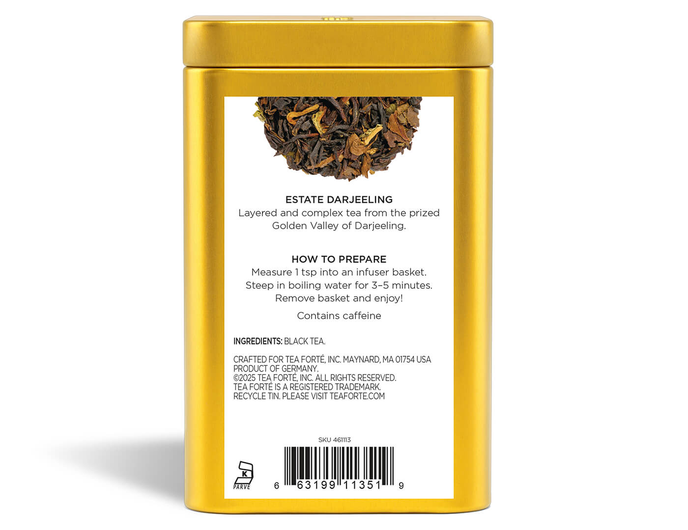 Estate Darjeeling Loose Leaf Tea Canister