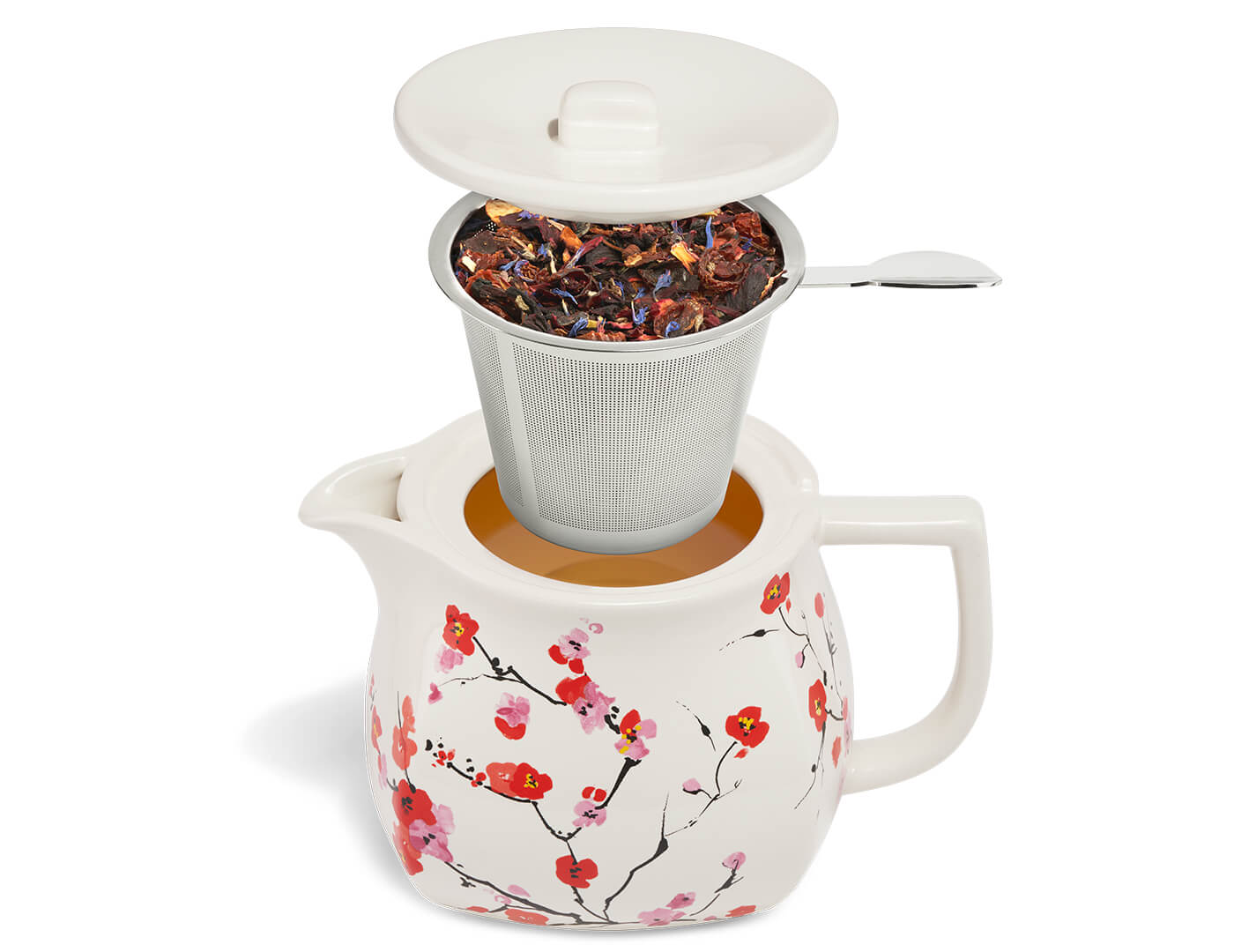 Fiore Teapot with Infuser Sakura